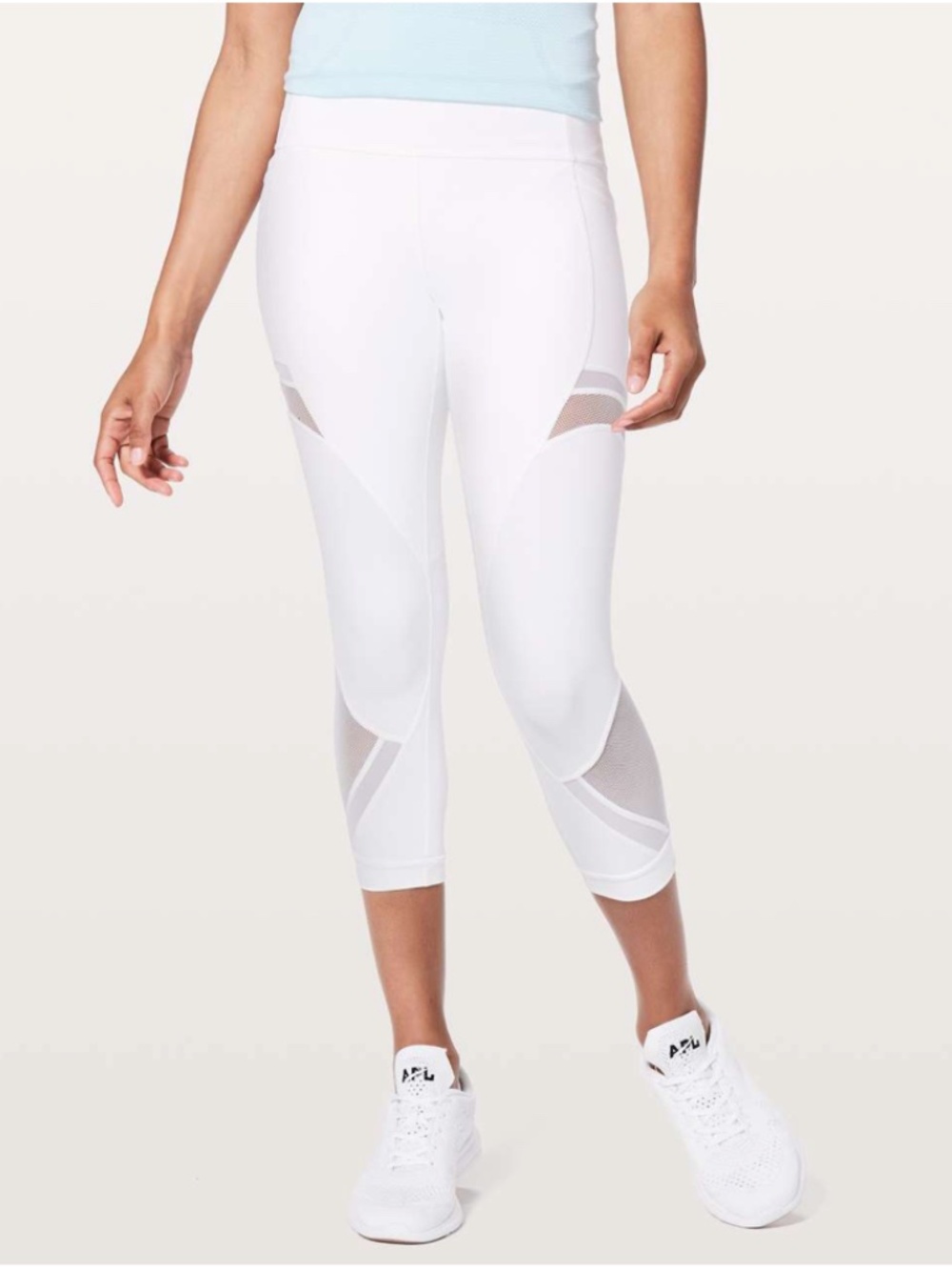 Lululemon Athletica Forget The Sweat Crop 21" Size 8